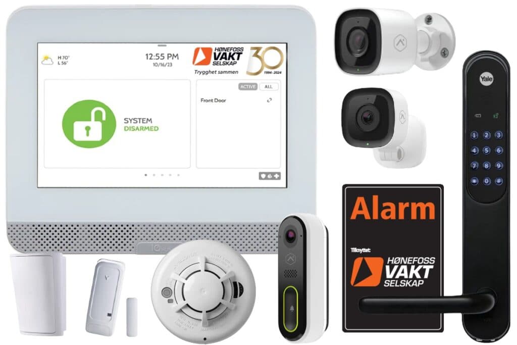 Hyttealarm og sikkerhet på Norefjell